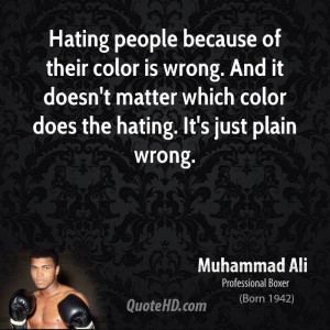 because of their color is wrong. And it doesn't matter which color ...