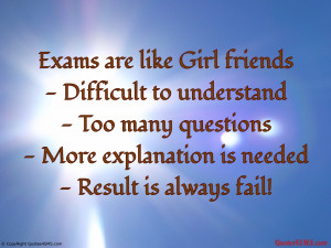 Exam Stress Quotes Images for - exams quotes.