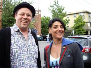 at Victrola and Ellen Forney Opening at Liberty Bar on Capitol Hill