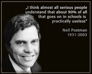Neil Postman on TV Newsertainment