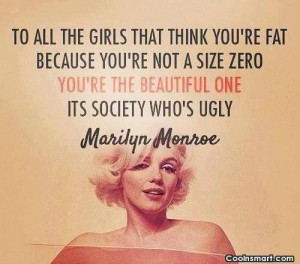 Beauty Quote: To all the girls that think you’re...