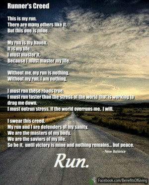running is my therapy...