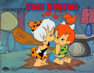good morning quotes cute quote cartoons morning pebbles bam bam good ...