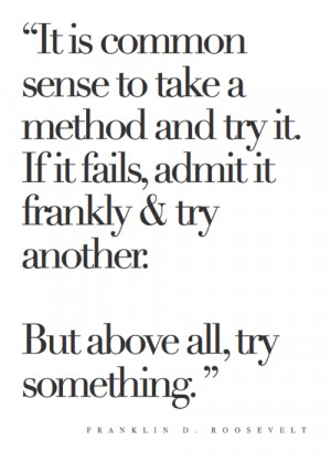 take a method and try it. If it fails, admit it frankly & try another ...