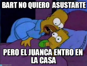 Simpson Coco Bart No Quiero Asustarte Pero El Juanca Entro En La