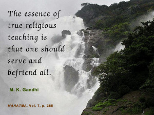 Mahatma Gandhi Quotes on Religion