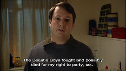 peep show Beastie Boys fight for your right to party flashback monday