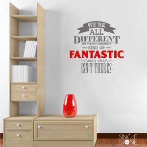 We're All Different - Wall Decals