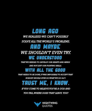 Nightwing Quote