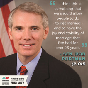 Sen. Portman becomes first sitting GOP Senator to publicly support the ...