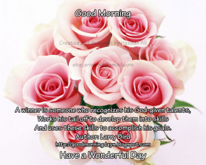 Good Morning Quotes for 22-05-2010