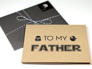 Star Wars Father's Day Card by SentWell on Etsy, $3.00: Father Day ...