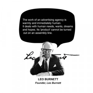 The work of an advertising agency is warmly and immediately human. It ...