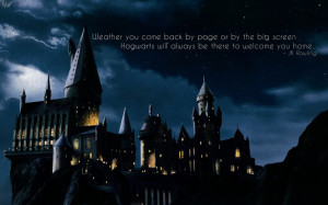 Hogwarts Wallpaper: JK Quote by TheLadyAvatar