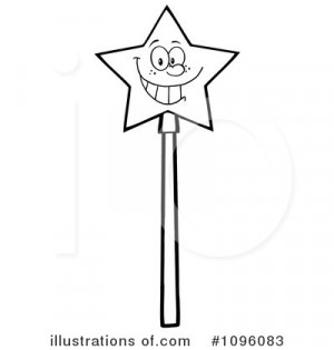 Magic Wand Clipart #1096083 by Hit Toon | Royalty Free (RF) Stock ...