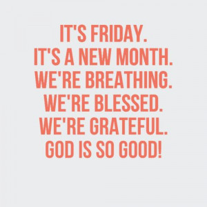 It's friday and it's good ♥
