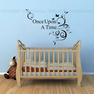 Once Upon A Time Words Wall Decal