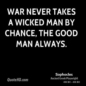 ... the rise of the seventh episode of Good Quotes About War literature