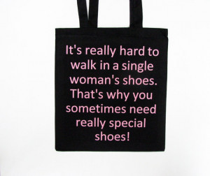 Carrie Bradshaw quote bag Sex and the City reusable grocery black ...