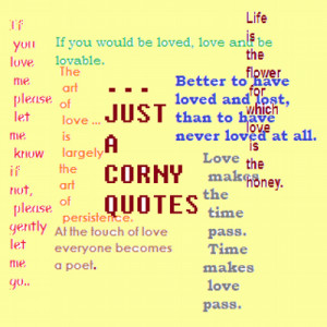 Just A Corny Quotes
