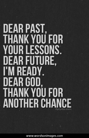 Second chance quotes