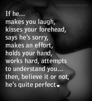 Is your man quite perfect?