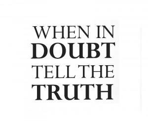 ... Decal Sticker Quote Vinyl Art Lettering Graphic Tell the Truth Honesty
