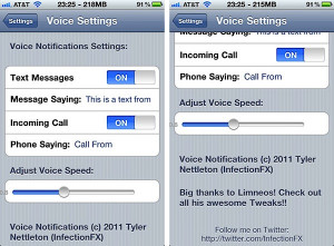 New Cydia Tweak: Voice Notifications App Enable Custom Spoken ...