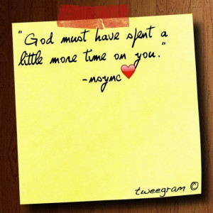 nsync god must have spent a little more time on you