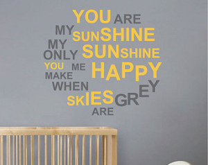 Wall Quote, Wall Quote Applique, Wall Quote Art Sticker, Wall Quote ...