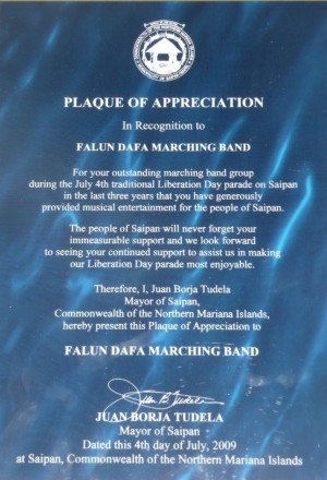 Saipan: Divine Land Marching Band Receives City Recognition (Photos)