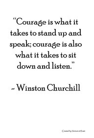 ... It Takes To Sit Down And Listen.”- Winston Churchill ~ Clever Quotes