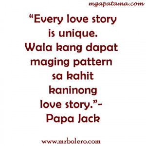 Papa jack masakit tagalog quotes