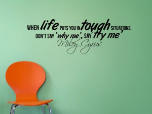 ... Cyrus Wall Decal Inspirational Quote When by MyVinylStory, $19.97