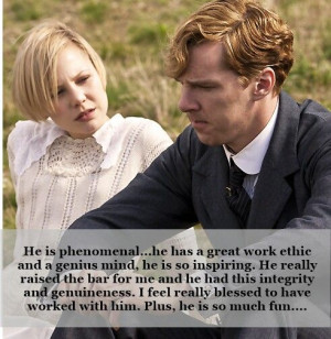Adelaide Clemens on working with Ben on Parade's End ...