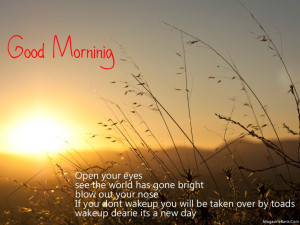 Its A Beautiful Day Quotes Wish u a lovely morning always