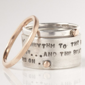 bashed quote rings