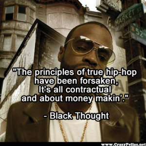The Principles Of True Hip-Hop Have Been Forsaken - Money Quote