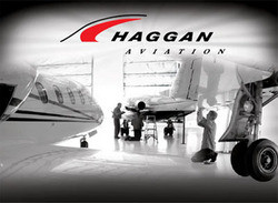Haggan Aviation specializes in corporate jet maintenance and repair.