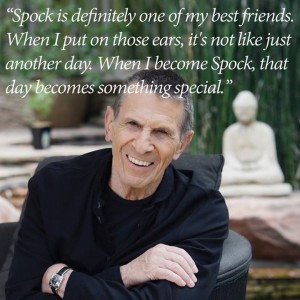 Possibly his most famous character he played was Mr Spock , the pointy ...