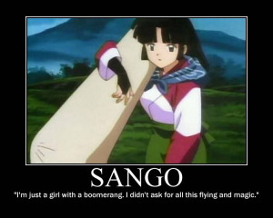 anime inuyasha character sango quote modified from avatar the last ...