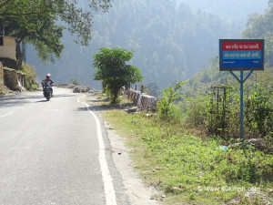 This photo was taken near Rudraprayag town in Uttarakhand.