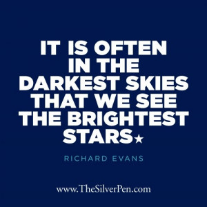 ... see the brightest stars.