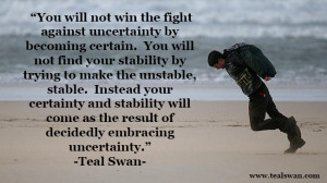 Uncertainty Quote | Teal's Blog