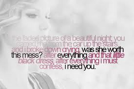 post your favorite taylor swift quotes