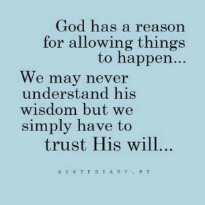 Trust God