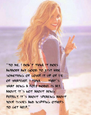 Demi lovato, quotes, sayings, role model