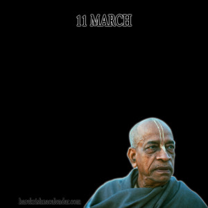 Srila Prabhupada Quotes For Month March 11