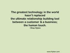 the human touch in your business more human touch service quotes ...