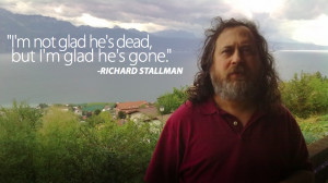 Richard Stallman is an eccentric, odd person who just went sour. In ...